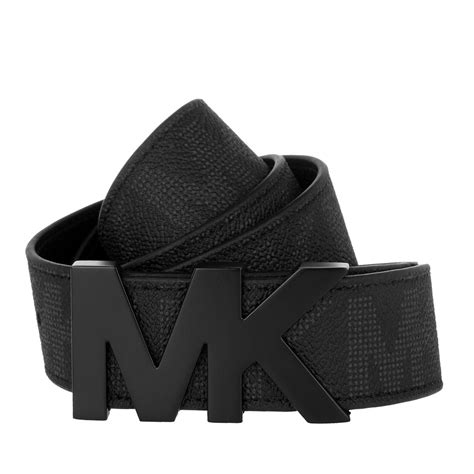 mens black michael kors belt|Michael Kors black designer belts.